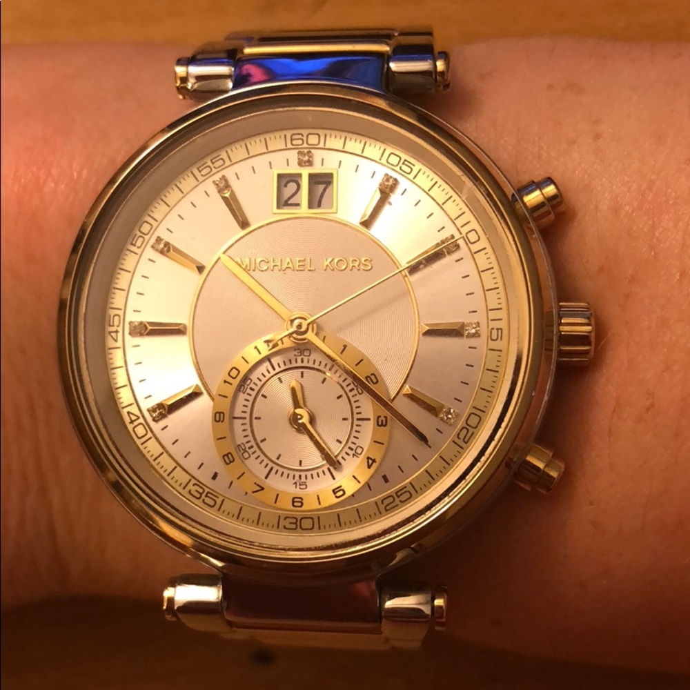 Gold and Silver Watch
